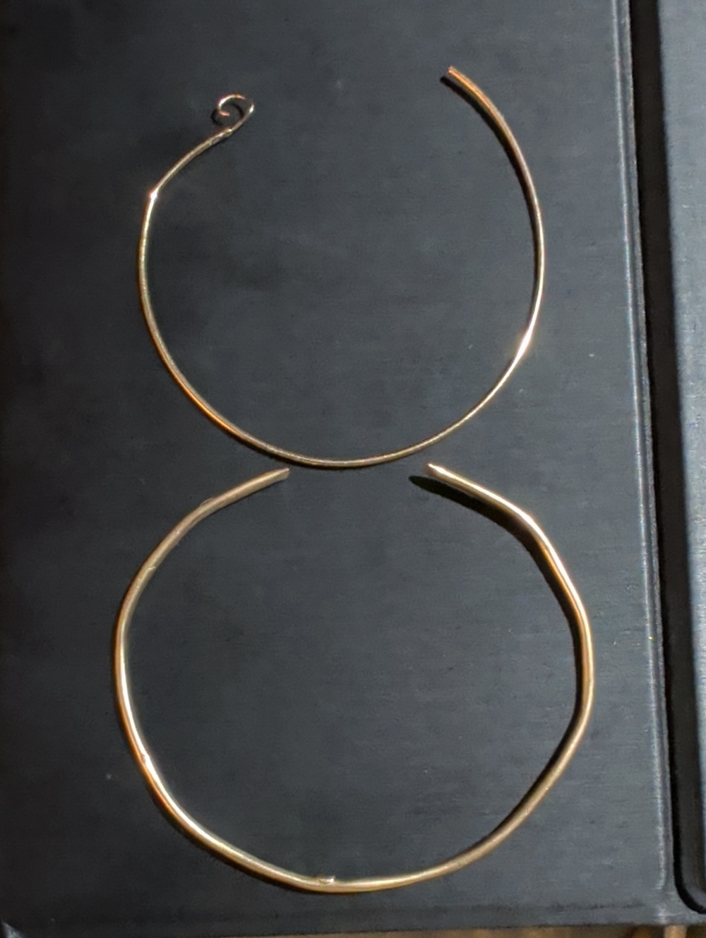 Gold 14kt Bangle Bracelet Scrap Or Repair Cuffs - Women Accessories